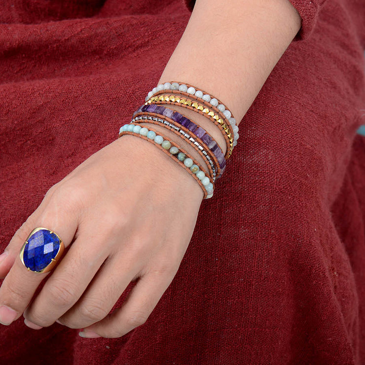 Lapis-Lazuli Ring "Fluidität"