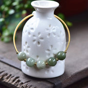 Grünes Jade -Armband